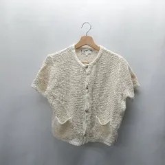 ◇ ⊇ ROPE PICNIC ロペピクニック 半袖 カーディガン サイズ38 ホワイト系 レディース E  【1410290039229】