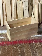 新品　リンゴ箱　木曽ひのき　木箱　リメイク　みかん箱ワイン箱キッチン収納ラック棚