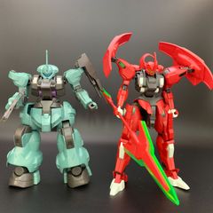 ガンプラ【中古品/ジャンク】 HG 1/144 ディランザ（一般機/ラウダ専用機） HG 1/144 ダリルバルデ　2体セット　バンダイ プレバン 582