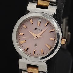 セイコー SEIKO ルキア ソーラー V117-0DK0 ピンク シルバー - メルカリ