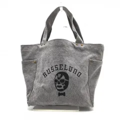 RUSSELUNO ラッセルノ トートバッグ グレー ホワイト ゴルフ RUSSELUNO ラッセルノ トートバッグ グレー ホワイト ゴルフ