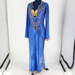 ベリーダンス アイーダヌール ヌビアン 衣装 水色＋青 ベリーダンス アイーダヌール ヌビアン 衣装 水色＋青 - メルカリ