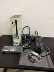 Microsoft xbox360 本体 セット 通電起動まで確認済 ケーブル、外付けHDD250GB、アダプター、ゲームソフトセット Forza Motorsport 4 ACアダプターの電源ケーブル欠品 マイクロソフト