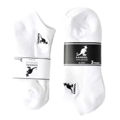 【人気商品】3P レディース メンズ 靴下 パック 3足セット ソックス ショート丈 スニーカー 3Pソックス ロゴ [カンゴール]