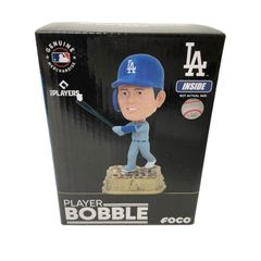大谷翔平選手 ロサンゼルス ドジャース 50-50クラブ記念 ミニビッグ ボブルヘッド 11.5cmフィギュア Foco 公式