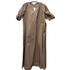 ワコール　 マタニティ　ワンピース　授乳服　授乳口付き　M～L　BR