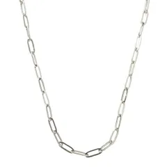 【シルバー × ワンサイズ】[Cream dot. クリームドット公式] ネックレス レディースステンレス製 金属アレルギー つけっぱなし サージカルステンレス オーバル ショート チェーン オーバルチェーンのサムネイル