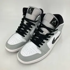 ア*ん様 ナイキエアジョーダン1ミッド ライトスモークグレー Nike Air Jordan 1 Mid 