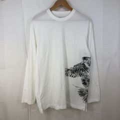 Y-3 ワイスリー U GF LS TEE グラフィック 長袖Tシャツ ホワイト Mサイズ