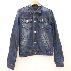 ✨極美品✨DSQUARED2 デニムジャケット ペンキ加工 ユーズド加工 42 Dsquared2 OVER JEAN JAKET ペンキ加工デニムジャケット