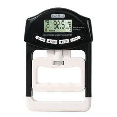 【在庫処分】デジタル握力計 高精度 正規品 グリップ幅調整可能 0-90kg 握力測定 デジタルハンドグリップメーター 記録更新機能付き 19人登録 握力トレーニング リハビリ器具 筋力強化用 男女兼用…