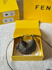 【今日特価】Fendi フェンディ デニム メロン クレセント バッグ-WTO輸入3