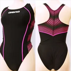 arena ARN-7011M BKPK 競泳水着 M ブラック・ピンク 美品】arena ARN-7011M BKPK 競泳水着 M ブラック・ピンク