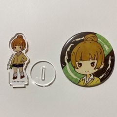 呪術廻戦　レトロアート　アクリルスタンド　缶バッジ　菜々子