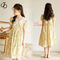 子供服 ワンピース 韓国子ども服 キッズ 女の子 夏 誕生日 花柄 新品 可愛い お姫様おしゃれ 半袖ワンピース 子供ドレス 結婚式  vii3x608272