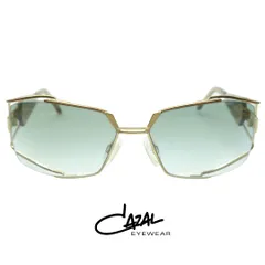 最終価格CAZAL サングラス ケース付き　芸能人多数　着用 サングラス カザール CAZAL mod 8040-001 ゴールド ブラック