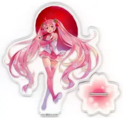 【中古】雑貨 桜ミク/和傘 描き下ろしクリアスタンド 「タイトーくじ本舗 桜ミク 2nd season」 D賞