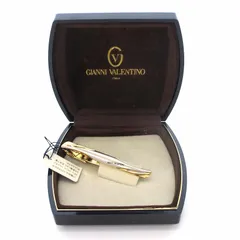 ヴァレンティノ ヴァレンチノ  VALENTINO ジャンニ GIANNI 美品 タイピン ロゴ ゴールドカラー シルバーカラー ビジネス小物 ■GY18のサムネイル