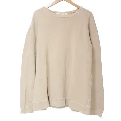 レミレリーフ REMI RELIEF Tシャツ 長袖 カットソー 無地 クルーネック M ベージュ Xのサムネイル