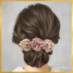 《あじさいの和装髪飾り》 和装 着物 振袖 袴 浴衣 白無垢 色打掛 成人式 卒業式 結婚式 ウェディング ブライダル wedding bridal フォトウェディング 七五三 753 初節句 前撮り ヘアアクセサリー ヘアパーツ ヘッドドレス ヘア飾り 簪