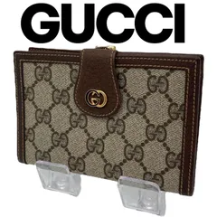 90s 美品 GUCCI オールド グッチ 二つ折り財布 マイクロGG がま口 良品！ GUCCI グッチ 2つ折りがま口財布 オールドグッチ