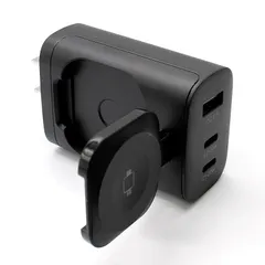 クールモバイル アップルウォッチ充電 4in1 ACアダプタ USB-C USB-A 急速充電器 充電スタンド PSE認証済 コンパクト 43W 1