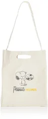 [SNOOPY] [スヌーピー] トートバッグ ショルダートート a4 2way 大容量 大きめ 帆布 キャンバス スクエアショルダートート 0251 レディース