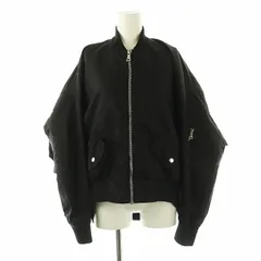 エモダ EMODA ショートバルキーバックジップMA-1 ブルゾン ジャケット F 黒 /MI ■OSのサムネイル