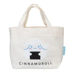 シナモロール ランチバッグ 帆布ミニトート 相良刺繍 おにぎりシリーズ サンリオ ケイカンパニー お弁当かばん キャラクター グッズ 