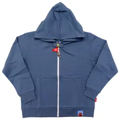 【中古】アウターウェア マリオ パーカー ブルー Lサイズ 「スーパーマリオ」 Nintendo TOKYOグッズ