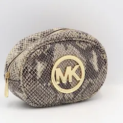 良品 マイケルコース グレー ポーチ OGH 2000000