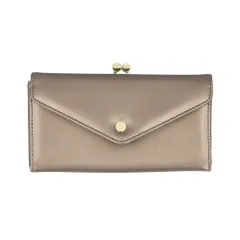 ☆ CGO.ゴールド ☆ Legato Largo メール型がま口長財布 Legato Largo 財布 LJ-F3353 レガートラルゴ 長財布 がま口財布 がまぐち財布 ボックス型小銭入れ ガバッと開く ロングウォレット 長さいふ なが財布 長サイフ