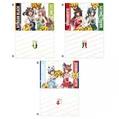 ウマ娘 プリティーダービー Season 3 クリアファイルセット チアリーダーver. キタサンブラック サトノダイヤモンド シュヴァルグラン サトノクラウン ドゥラメンテ サウンズオブアース クリアファイル A5クリアファイルセット