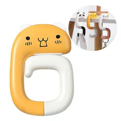 テーブルフック カバン掛け バッグハンガー かわいい パンダデザイン コンパクト フック 取付簡単 テーブル収納対策 ず アウトレット