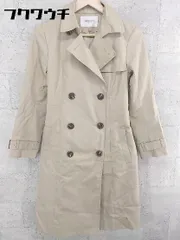 ◇ ◎ OPAQUE.CLIP オペークドットクリップ 長袖 トレンチ コート サイズS ベージュ レディース 【中古】 【1002801428433】のサムネイル