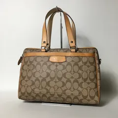 2508-181｜コーチ シグネチャー ハンドバッグ ブラウン