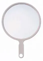 【新品・5営業日で発送】ヤマムラ スーパージャンボ ハンドミラー ブラウン Y-55