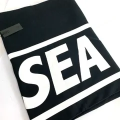 未使用品 WIND AND SEA ウィンダンシー  ブランケット  ブラック ロゴ  　241011010964のサムネイル