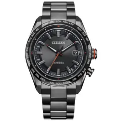 【新品・4営業日で発送】CITIZEN CB028661E ATTESA(アテッサ) 光発電エコ・ドライブ電波時計 ソーラー電波時計 ACT Line Black Titanium Series CB0286-61E