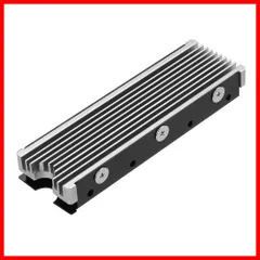 【特売】M.2 2280mm SSD両面ヒートシンク、PC / PS5用サーマルシリコンパッド付きM.2 PCIE NVMe SSD (銀色)