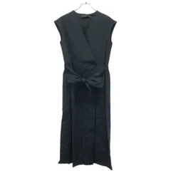 アルビーノテオドロ✨イタリア製✨アシンメトリープリーツワンピース（M）ブラック アルビーノテオドロ✨イタリア製✨アシンメトリープリーツ