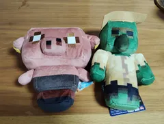 マインクラフトレジェンズ マイクラ ぬいぐるみ ピグリン ゾンビ2個セット