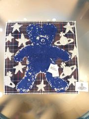 【未使用・新品】【公式正規取扱い】Vivienne Westwood（ヴィヴィアンウエストウッド）PAINTED TEDDY タオルハンカチ くま テディベア ギフト プレゼント