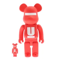 MEDICOM TOY (メディコムトイ) BE@RBRICK UNDERCOVER LOGO RED ベアブリック アンダーカバー ロゴレッド フィギュア 400%/100%のサムネイル