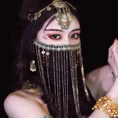 フェイスベール マスク  黒子 和風 時代劇 民族衣装 仮装 コスプレ ベール ベリーダンス オリエンタル アラビアン ステージ衣装 舞台衣装 ナイトクラブ ミステリアス ジャスミン アラジン ハロウィン 黒子 忍者 インド サリー ムスリム cr53n