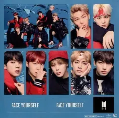 【中古】シール・ステッカー(男性) BTS(防弾少年団) ステッカーシート 「CD FACE YOURSELF 初回限定盤A」 封入特典