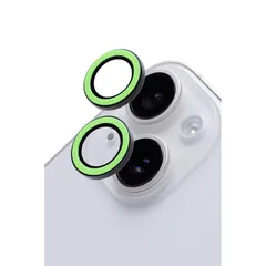 iFace Neo iPhone 14/14 Plus 専用 カメラレンズ カバー 強化ガラス (ネオグリーン【 アイフェイス iphone14 iphone14Plus カメラレンズプロテクター カメラフィルム 保護カバー キズ防止 汚れ防止 】