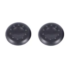 PS4 コントローラー 交換用 アナログスティックカバー ブラック 2個1セット Xbox One 互換 キャップ[定形外郵便、送料無料]mer003