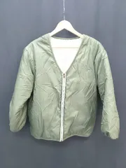 ◇ w closet ダブルクローゼット リバーシブル 長袖 ブルゾン ジャンパー サイズF カーキ ホワイト レディース P  【1403110007423】のサムネイル