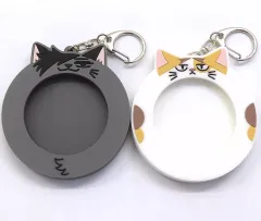 【中古】キーホルダー [単品] 孤爪研磨＆黒尾鉄朗 ラバー缶バッジホルダー2種セット 「Blu-ray＆DVD 劇場版ハイキュー!! ゴミ捨て場の決戦 TOHO animation STORE オリジナルグッズ付きバンドル版」 同梱特典